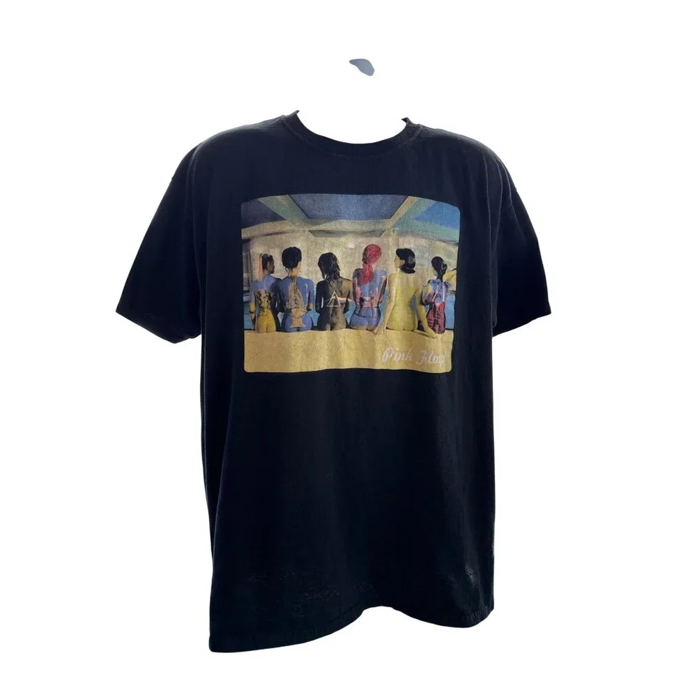 Pink Floyd Mens Graphic TShirt Black XL Short Sleeve Album Art Band Tee Classic_2
